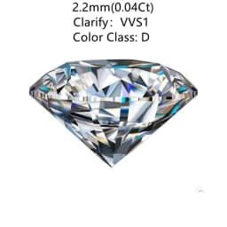 Factory Wholesale 100% Real Moissanite Diamond VVS1 D Color Lab Grown Loose Gems Diy Material for Jewelry
