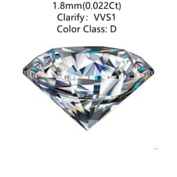 Factory Wholesale 100% Real Moissanite Diamond VVS1 D Color Lab Grown Loose Gems Diy Material for Jewelry