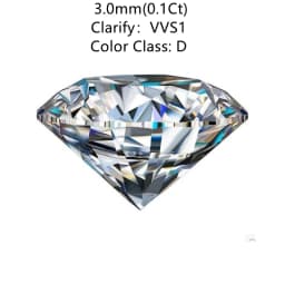 Factory Wholesale 100% Real Moissanite Diamond VVS1 D Color Lab Grown Loose Gems Diy Material for Jewelry