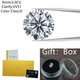 Factory Wholesale 100% Real Moissanite Diamond VVS1 D Color Lab Grown Loose Gems Diy Material for Jewelry