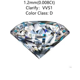 Factory Wholesale 100% Real Moissanite Diamond VVS1 D Color Lab Grown Loose Gems Diy Material for Jewelry