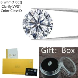 Factory Wholesale 100% Real Moissanite Diamond VVS1 D Color Lab Grown Loose Gems Diy Material for Jewelry