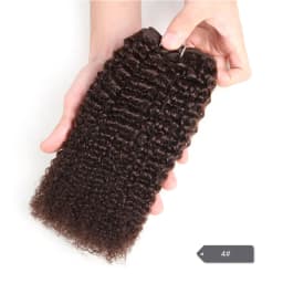 Sleek Afro Kinky Weave Curly Hair 1 Piece Only Brazilian Human Hair Weave Bundles Deal #27 #30 Red Remy Hair Extension Free Ship