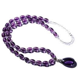 Amethyst Necklace Crystal Bracelet Craft Crystal Decorativas Raw Stone Jewelry Fashionable atmosphere