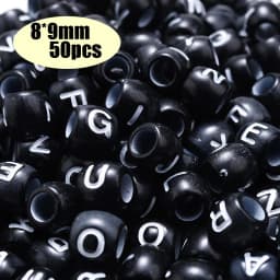 Colorful Pony Beads Fashion Big Hole Beads Kids DIY Bracelet Necklace Making HandCrafts Girls Hair Beads Wholesale