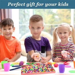 Colorful Pony Beads Fashion Big Hole Beads Kids DIY Bracelet Necklace Making HandCrafts Girls Hair Beads Wholesale