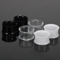 2pcs Acrylic White Black Transparent Ear Tunnel Plug Ear Gauges Piercing Double Curved Saddle Expander Stretcher Body Jewelry