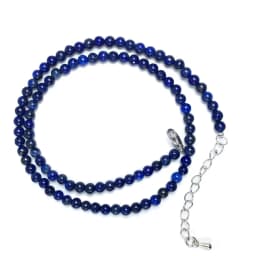 Natural 4mm Crystal Quartz Tourmaline Lapis Lazuli Beads Necklace Garnet Multiple Colors Gifts for Girls Fashion Bracelet Choker