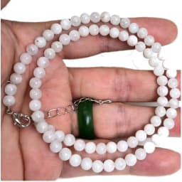 Natural 4mm Crystal Quartz Tourmaline Lapis Lazuli Beads Necklace Garnet Multiple Colors Gifts for Girls Fashion Bracelet Choker