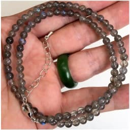 Natural 4mm Crystal Quartz Tourmaline Lapis Lazuli Beads Necklace Garnet Multiple Colors Gifts for Girls Fashion Bracelet Choker