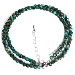Natural 4mm Crystal Quartz Tourmaline Lapis Lazuli Beads Necklace Garnet Multiple Colors Gifts for Girls Fashion Bracelet Choker