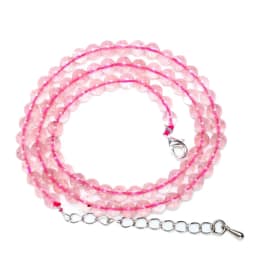 Natural 4mm Crystal Quartz Tourmaline Lapis Lazuli Beads Necklace Garnet Multiple Colors Gifts for Girls Fashion Bracelet Choker