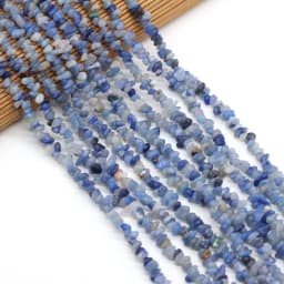 Natural Stone Beads Irregular Lapis Lazuli Fluorite Freeform Chip Gravel Bead for Jewelry Making Necklace Bracelet for Women