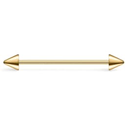 WKOUD Balls Cone Gauge Industrial Barbell Cartilage Earring Body Piercing Jewelry 35mm 38mm 40mm