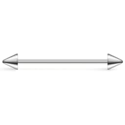 WKOUD Balls Cone Gauge Industrial Barbell Cartilage Earring Body Piercing Jewelry 35mm 38mm 40mm
