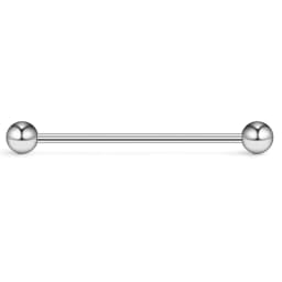 WKOUD Balls Cone Gauge Industrial Barbell Cartilage Earring Body Piercing Jewelry 35mm 38mm 40mm
