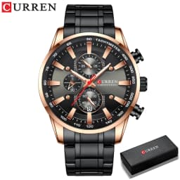 CURREN New Mens Watches Quartz Business Waterproof Watch Man Watches Top Brand Luxury WristWatch Men Chronograph Reloj Hombre