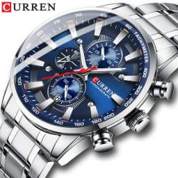CURREN New Mens Watches Quartz Business Waterproof Watch Man Watches Top Brand Luxury WristWatch Men Chronograph Reloj Hombre