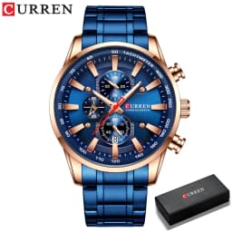 CURREN New Mens Watches Quartz Business Waterproof Watch Man Watches Top Brand Luxury WristWatch Men Chronograph Reloj Hombre