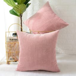 Striped Corduroy Fabric Solid Color Cushion Cover 45/50/60CM Sofa Bed Decoration Classic Simple Pillowcase NPCJC-C