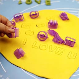 40 Pcs/set Alphabet Cake Molds Figure Plastic Letter Fondant Mold Cookie Cutter Number Cake Mould DIY Baking Decorating Tools