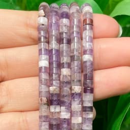 Natural Turquoises Quartz Lapis Lazuli Rondelle Spacer Beads 4*2mm Flat Round Disc Stone Beads for Jewelry DIY Making Bracelet