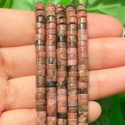 Natural Turquoises Quartz Lapis Lazuli Rondelle Spacer Beads 4*2mm Flat Round Disc Stone Beads for Jewelry DIY Making Bracelet
