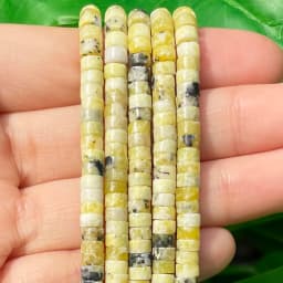 Natural Turquoises Quartz Lapis Lazuli Rondelle Spacer Beads 4*2mm Flat Round Disc Stone Beads for Jewelry DIY Making Bracelet