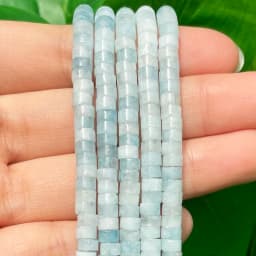 Natural Turquoises Quartz Lapis Lazuli Rondelle Spacer Beads 4*2mm Flat Round Disc Stone Beads for Jewelry DIY Making Bracelet