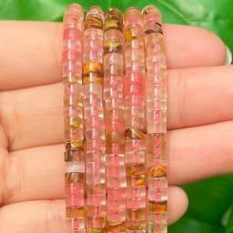 Natural Turquoises Quartz Lapis Lazuli Rondelle Spacer Beads 4*2mm Flat Round Disc Stone Beads for Jewelry DIY Making Bracelet