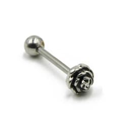 1PC Punk Tongue Nail Middle Finger Surgical Steel Anodizing Prevent Allergic Tongue Barbells Sexy Unisex Body Piercing Jewelry