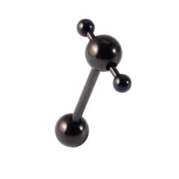 1PC Punk Tongue Nail Middle Finger Surgical Steel Anodizing Prevent Allergic Tongue Barbells Sexy Unisex Body Piercing Jewelry