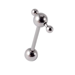 1PC Punk Tongue Nail Middle Finger Surgical Steel Anodizing Prevent Allergic Tongue Barbells Sexy Unisex Body Piercing Jewelry