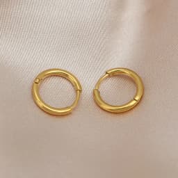 Stainless Steel Hoop Earrings Nose Ring Smooth Small Rounded Dainty Huggies Helix Daith Men Women Piercing Jewelry 18G