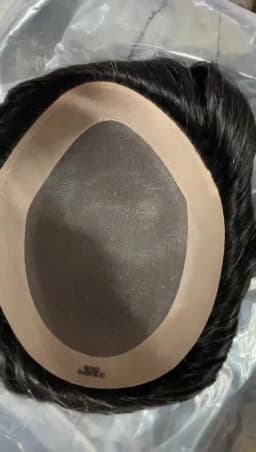 Men's Capillary Prothesis Mono Men's Wig Natural Hair Wigs for Men 6" Human Male Hair Prosthesis For Men Toupee Durable Men Wig