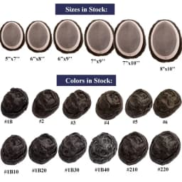 Men's Capillary Prothesis Mono Men's Wig Natural Hair Wigs for Men 6" Human Male Hair Prosthesis For Men Toupee Durable Men Wig