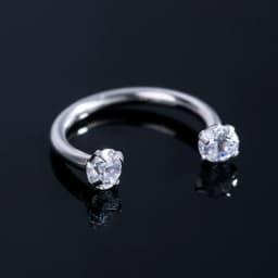 1Pc Surgical Steel Earring Internal Piercing Septo Nose Lip Eyebrow Ear Septum Cartilage Helix Captive Hoop Ring Belly Piercing