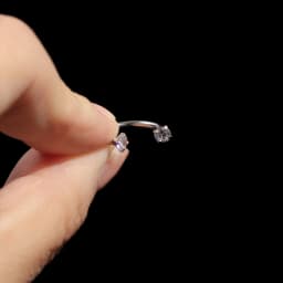1Pc Surgical Steel Earring Internal Piercing Septo Nose Lip Eyebrow Ear Septum Cartilage Helix Captive Hoop Ring Belly Piercing