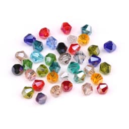 Czech Bicone Black 2/3/4/5/6/8/10mm Faceted Glass Crystal Bead for Crafts Jewelry Making Charms Accessories Needlework Wholesale