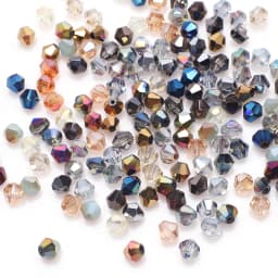Czech Bicone Black 2/3/4/5/6/8/10mm Faceted Glass Crystal Bead for Crafts Jewelry Making Charms Accessories Needlework Wholesale