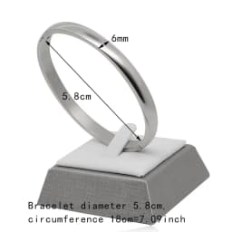 Best-Selling Jewelry Oval Shape Stainless Steel Bracelets Parent-Child Series Love Bangle for Women Party Gifts Wholesale