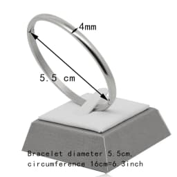 Best-Selling Jewelry Oval Shape Stainless Steel Bracelets Parent-Child Series Love Bangle for Women Party Gifts Wholesale