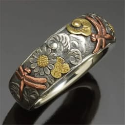 Vintage Dragonfly Rings for Women Fashion Acid Blue Crystal Women's Promise Ring Two-Tone Gold Plated Jewelry Accessories Gifts