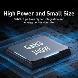 Baseus 100W 65W GaN Charger Desktop Laptop Fast Charger 4 in 1 Adapter For iPhone 17 16 15 14 13 Pro Max Phone Charger Samsung