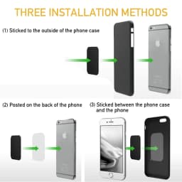 Not Magnetic Metal Plate For Car Phone Holder Universal Iron Sheet Disk Sticker Mount Mobile Phone Magnet Stand For Smart Phone