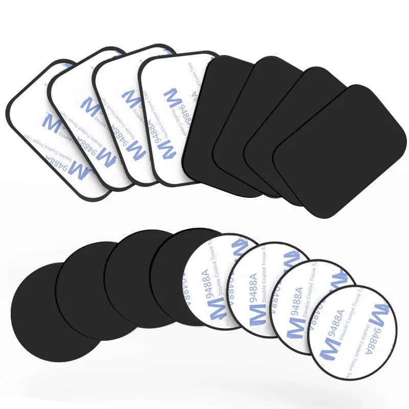 Not Magnetic Metal Plate For Car Phone Holder Universal Iron Sheet Disk Sticker Mount Mobile Phone Magnet Stand For Smart Phone