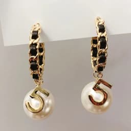 Luxury Design Trendy Handmade Rope Pearl Circle Stud Earring Jewelry for Women