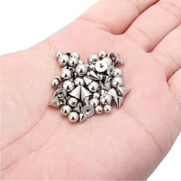 60PCS 14G 16G 4-6mm 316L Surgical Steel Replacement Balls Spikes Body Jewelry Piercing Barbell Parts Screw Bead for Women Men