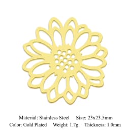 10pcs/lot 316 Stainless Steel Evil Eye Lotus DIY Earring Pendant Wholesale Jewelry Charms Angel Wing Yoga Tree of Life Custom
