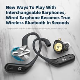 KZ AZ09 Pro True Wireless Headphones Bluetooth-Compatible 5.2 Upgrade Cable Wireless Earplugs Headset Noice Cancelling Earphones